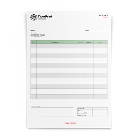 NCR Forms - 4 Part (Colour)